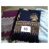 3 LARGE SCARVES