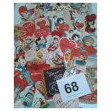 LOT OF VINTAGE....NEW VALENTINE CARDS