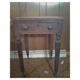 ANTIQUE STAND W/ DRAWER  20X18X27" TALL