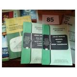 JD OPERATORS MANUALS, PLAT BOOK, CALENDARS,ETC.