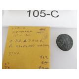 SYRIA APAMEA HEAD OF ZEUS, ELEPHANT WALKING