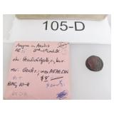 AEGOE AEOLIS HEAD OF APOLLO, GOAT STANDING