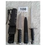 2 LARGE KNIVES, 12 & 14", # W 230570