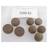 3 EAGLE HARD PLASTIC MILITARY ARMY METAL SHANK