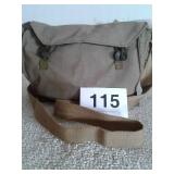VINTAGE MILITARY SHOULDER BAG, & WATERPROOF BAG