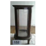 GLASS SMALL SHOWCASE ..19-1/2 X 10"