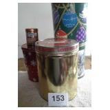 MISC TINS,  STRAWBERRIES ..SILVER MILL