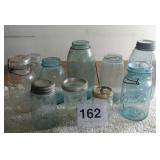 ASSORTMENT  OF BALL JARS & ETC