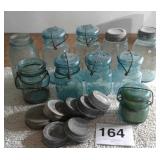 GROUP OF BALL JARS & LIDS
