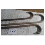 3 OLD WALKING CANES