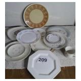 MISC PLATES, SAUCERS