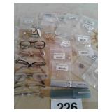 VINTAGE GLASSES, NEW JEWELRY, ETC
