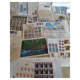 LARGE AMOUNT OF UNUSED STAMP COLLECTION