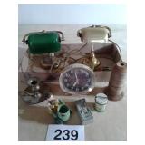 MINATURE DESK LAMPS,.SALESMAN SAMPLE?,