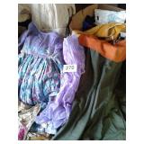 LARGE  BOX  OF VINTAGE CLOTHING
