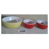 PYREX NESTING BOWLS