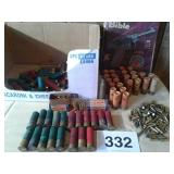 AMMUNITION, RIFLE, SHOTGUN, SOME EMPTIES