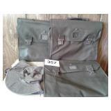 3 MILITARY BAGS...ACF 65 , MEDICAL BAG? BRIEF CASE
