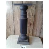 OLD HEAVY SOLID WOOD PLANT STAND