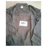 NEW DARK GREEN SHIRT ...NO SIZE...LARGE???