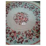 VINTAGE ROUND TABLE COVER 70"