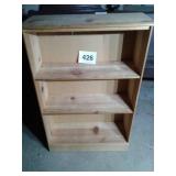 WOODEN BOOK SHELF 3" h x 2" w x 9