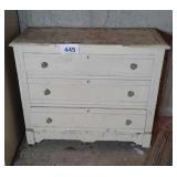 3 DRAWER DRESSER 39" l x 17" d x 34" h