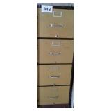 4 DRAWER HEAVY DUTY METAL FILING CABINET