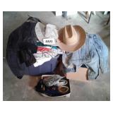 LOT OF MENS CLOTHING AND ACCESSORIES