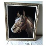 NICE VELVET HORSE PICTURE