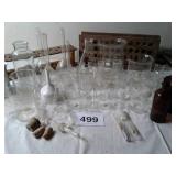 CHEMISTRY LAB, ..BEAKERS, PYREX, ETC