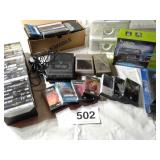 MISC CASSETTES, CASSETTE PLAYERS, NEW RADIO,