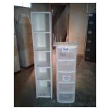 SHELVING & ROLLER STORAGE CART