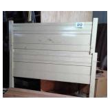 CREAM COLOR PAINTED 3/4 OR DOUBLE BED W/