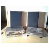 SONY RECORD PLAYER, RECEIVER,  FM