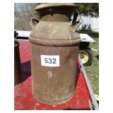 OLD LARGE MILK CAN