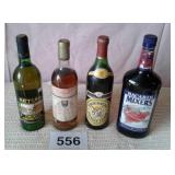 4 SEALED BOTTLES ALCOHOL