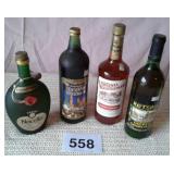 SEALED NOCELLO WALNUT LIQUEUR, WINE, WHISKEY