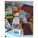 LOT OF PAPERBACK BOOKS, ETC