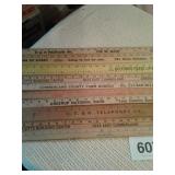 ADVERTISING YARD STICKS-JOHN DEERE