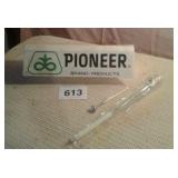 PIONEER BRAND RAIN GAUGE, THEROMOTER