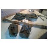 MILITARY POUCHES,BELT