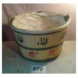 PRIMITIVE LAUNDRY BASKET