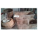 LOT OF MISC. BASKETS