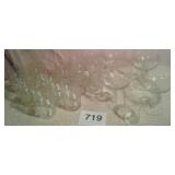 WINE GLASSES, RED LOBSTER DRINKING GLASSES