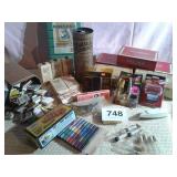 LARGE COLLECTION OF MATCHES, ROYALL LOTIONS,