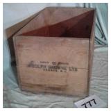 WOODEN CRATE--DOLPH BROWNE LTD