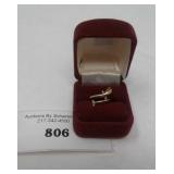 DOLPHIN GOLD RING, SIGNED 585