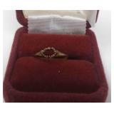 10kt GOLD RING MOUNT..... .5 DWT.