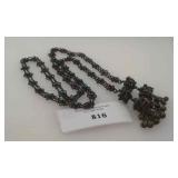 OLD SILVER TONE BELT W/DANGLES, TURQUOISE